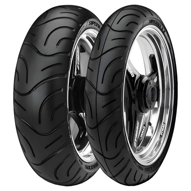 Jeu de pneus Maxxis M-6029 pour Sachs Speedjet RS 50 130/60-13 + 130/60-13 – Bild 2