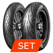 Metzeler Cruisetec Set di pneumatici | 130/70 B18 63H TL + 180/65 B16 81H TL