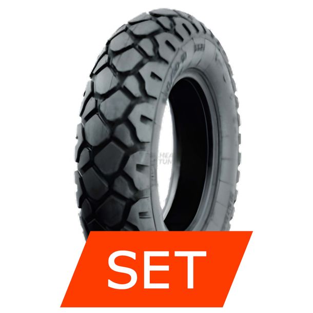 Heidenau K77 Snowtex Reifenset | 130/90-10 61J TL + 130/90-10 61J TL