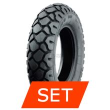 Heidenau K77 Snowtex sada pneumatik | 130/90-10 61J TL + 130/90-10 61J TL