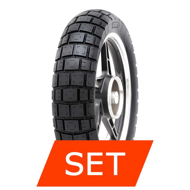 CST CM-AD01 Reifenset | 110/70-17 54S TT + 130/70-17 62S TL