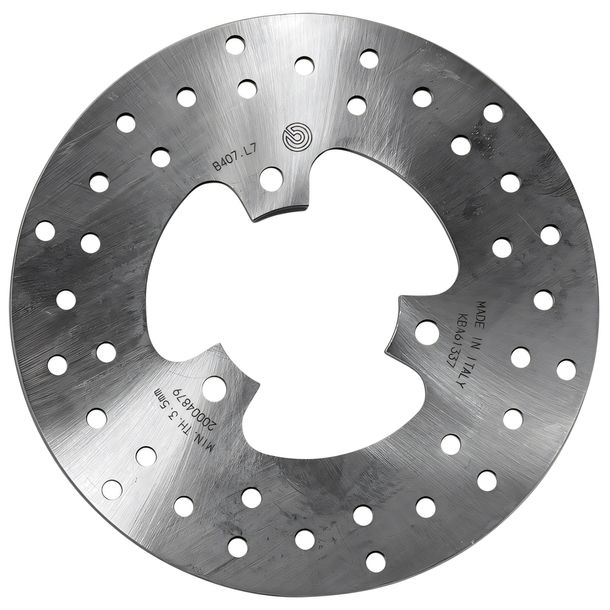 Brake disc Brembo Oro 68B407L7 rigid with approval