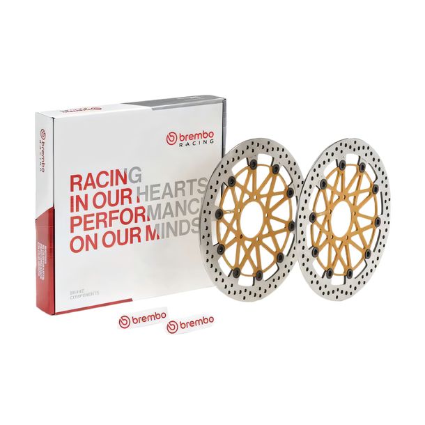 Disco del freno Brembo Supersport 208B85911 flottante 2 pezzi con approvazione