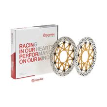 Tarcza hamulcowa Brembo Supersport 208973712 z homologacją, pływające przód 320x5,5mm 2 sztuki dla Honda VTR SP-2 SP-1 1000 ccm rok 2000 - 2006