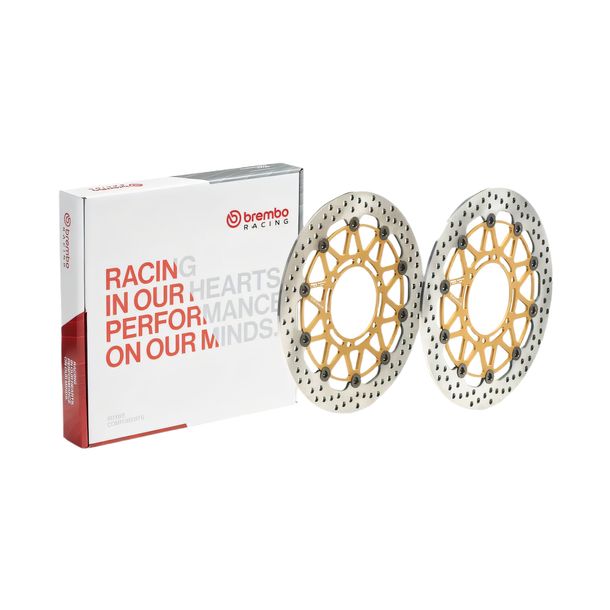 Disco del freno Brembo Supersport 208973733 flottante 2 pezzi con approvazione
