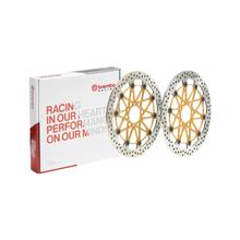 Tarcza hamulcowa Brembo Supersport 208B85925 z homologacją, pływające przód 330x5,5mm 2 sztuki dla Aprilia RSV4 R Factory APRC RR RF Tuono V4 1000 / 1100 ccm rok 2017 - 2024