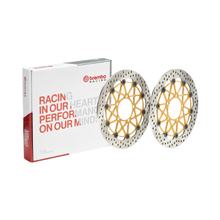 Bremsscheibe Brembo Supersport 208973756 mit Zulassung, schwimmend 310x5,5mm 2 Stück für Triumph Street Triple S Thruxton EFI R Bonneville RS Daytona 660 - 1200 Bj. 2013 - 2024