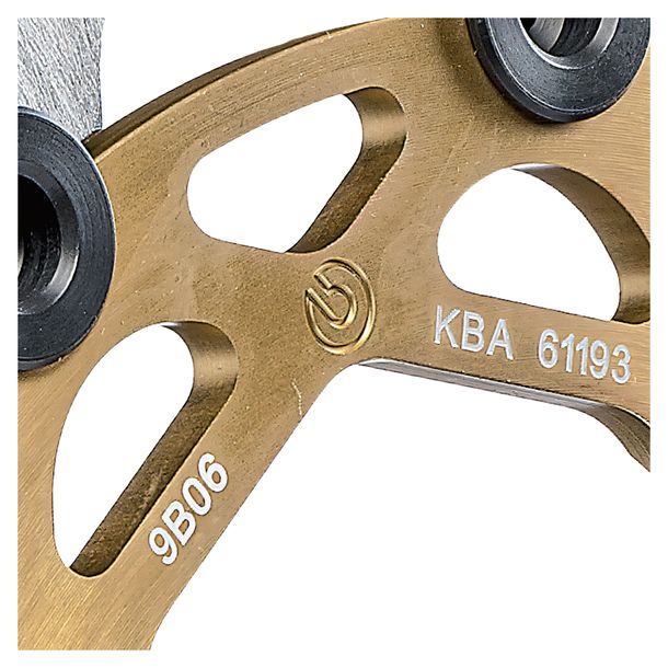 Disque de frein Brembo Supersport 208973765 avec homologation, flottant avant 320x5,5mm 2 pièces pour Honda CBR RR Fireblade 1000 ccm Année 2017 - 2019