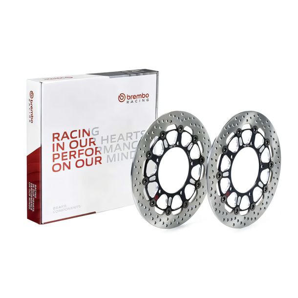 Brake disc Brembo Groove 208B47035 floating 2 pieces
