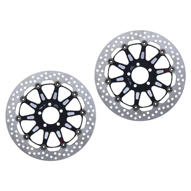 Brake disc Brembo Groove 208B47044 floating 2 pieces