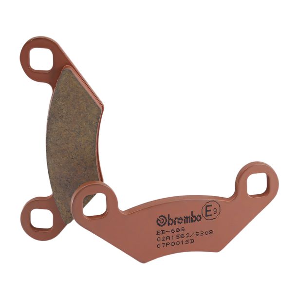 Plaquettes de frein Brembo 07PO01SD métal fritté avant & arrière avec homologation