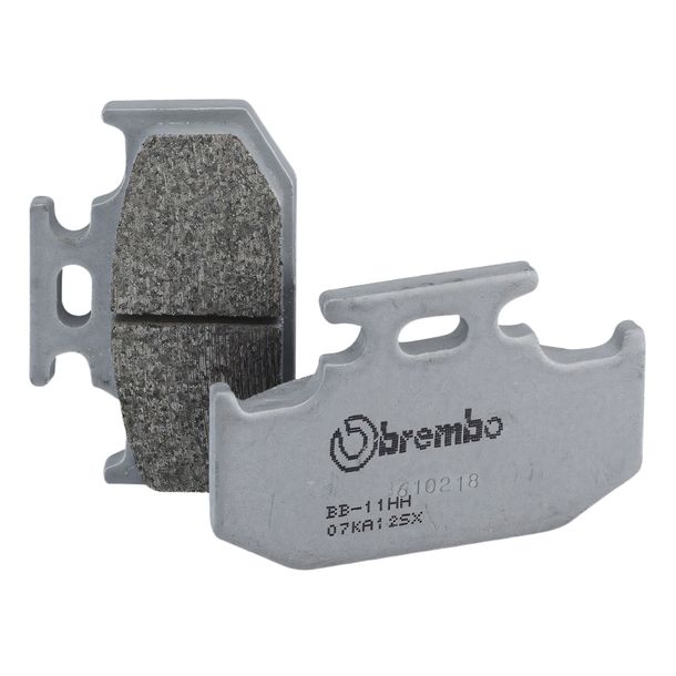 Bremsbeläge Brembo 07KA12SX Sintermetall hinten mit Zulassung für Kawasaki KX, Suzuki DR S SH SE Yamaha XG Tricker SEU KLX R 125 - 650 ccm