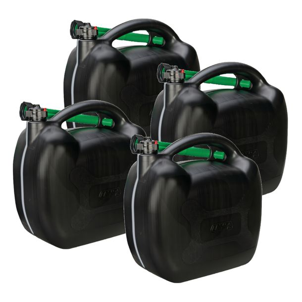 Fuel canister gasoline canister reserve canister, with transfer device, 20L, 4 pieces