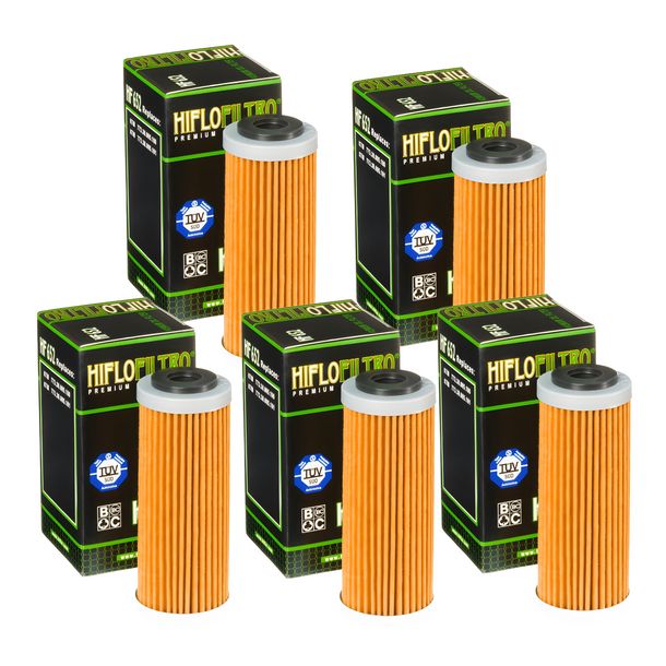 5x Hiflo Ölfilter für KTM HF652 HF 652 SX SXF EXC 125 250 350 450 Motocross Enduro
