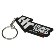 Portachiavi Logo Keyring Heavy-Tuned in Gomma, nero / bianco