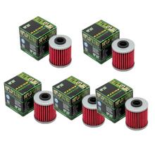 Hiflo 5x Ölfilter HF207 für Suzuki Kawasaki RMZ KXF 250 450 Beta EVO Enduro