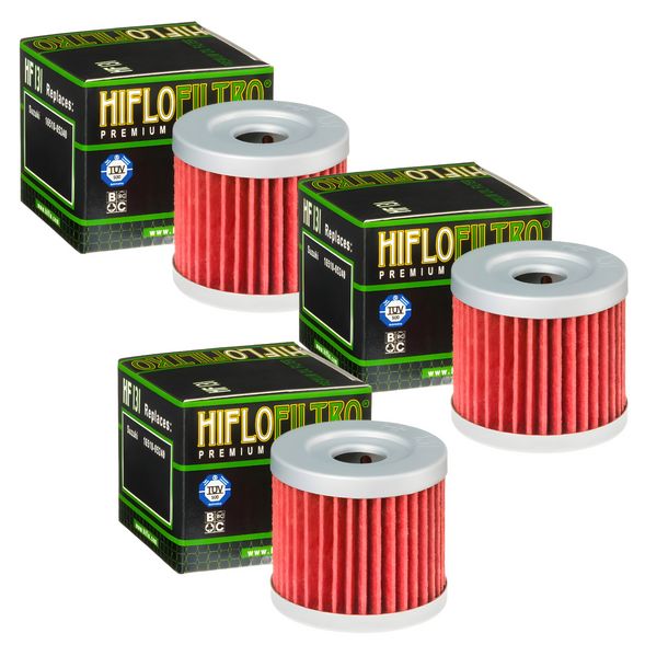Hiflo 3x Ölfilter Suzuki Kreidler Benelli Beta Hyosung Sachs HF131