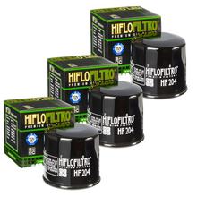 Hiflo 3x Ölfilter HF204 für Honda Kawasaki Triumph Yamaha