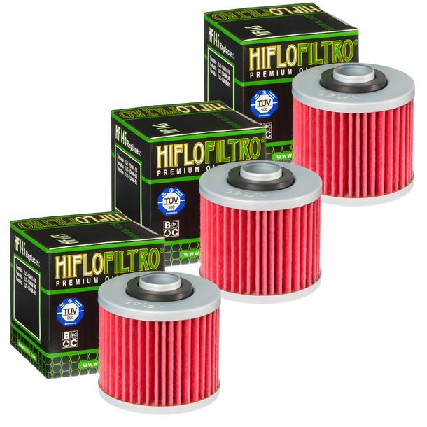 Hiflo 3x Filtre à huile Yamaha BT1100 MT03 SR SRX SZR TDM TT XT XTZ XV XVS HF145