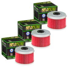 Hiflo 3x Ölfilter HF113 für Honda VT125 Shadow Varadero NX650 Dominator XL250R XL350