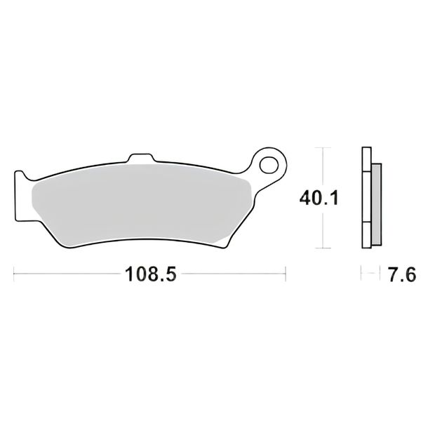 Bremsbeläge Brembo 07BB4380 Sinter-Metall