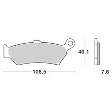 Plaquettes de frein Brembo 07BB4380 métal fritté arrière avec homologation pour BMW R GS 1300 ccm Année 2023 - 2024