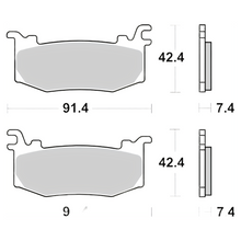 Pastillas de freno Brembo 07BB44RC carbono cerámico delantera