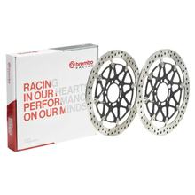 Disque de frein Brembo T-Drive 208C89061 avec homologation, flottant avant 330x5,5mm 2 pièces pour Kawasaki ZX-10R 1000 ccm Année 2017 - 2024