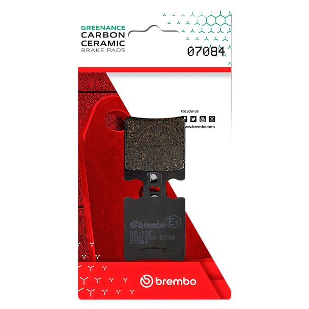 Bremsbeläge Brembo 07084 Carbon Ceramic mit Zulassung