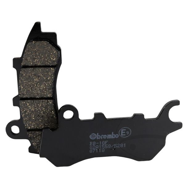 Remblokken Brembo 07118 koolstofkeramiek met goedkeuring