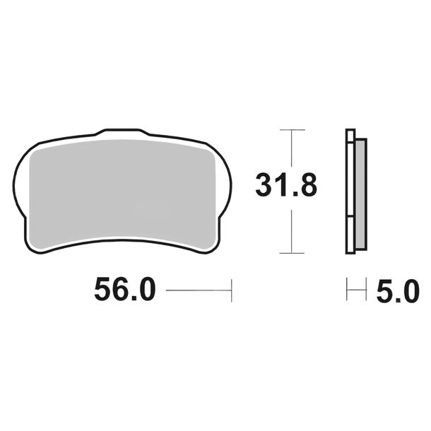 Bremsbeläge Brembo 07GR84SX Sinter-Metall