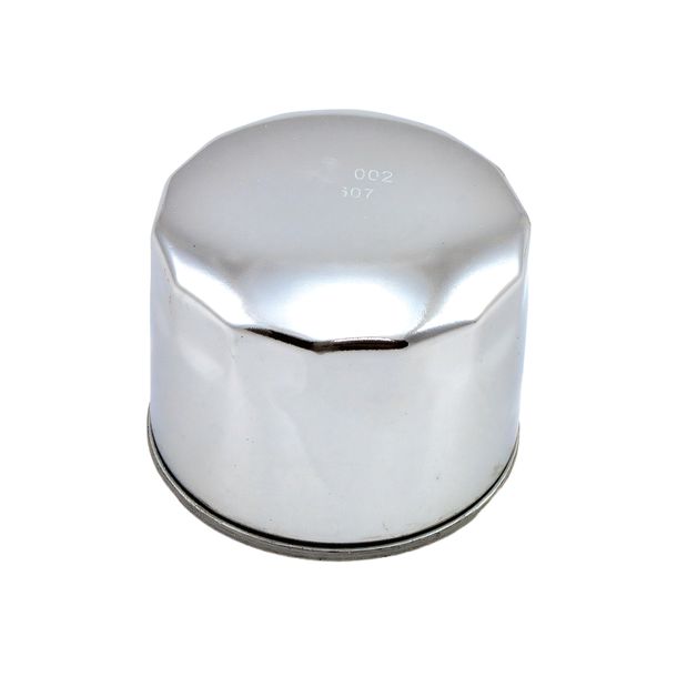 Filtre à huile MIW cartouche filtrante 76mm chrome, 63782-80 pour Harley Davidson Sportster Electra Glide B-Drive FXR Super 1000 - 1340 ccm ann. 1979 - 1985