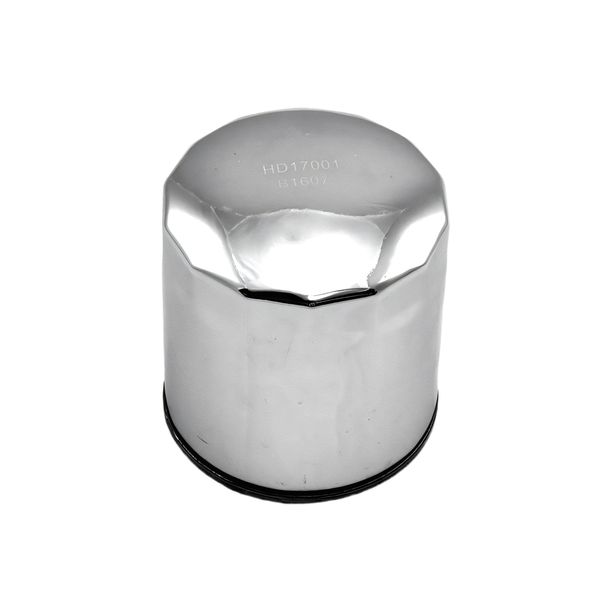 Filtre à huile MIW cartouche filtrante 76mm chrome, 63793-01K pour Harley Davidson VRSCA V-Rod VR1 VRSCDX Night-Rod Special VRSCF Muscle VRSCAW 1130 / 1250 ccm ann. 2002 - 2012