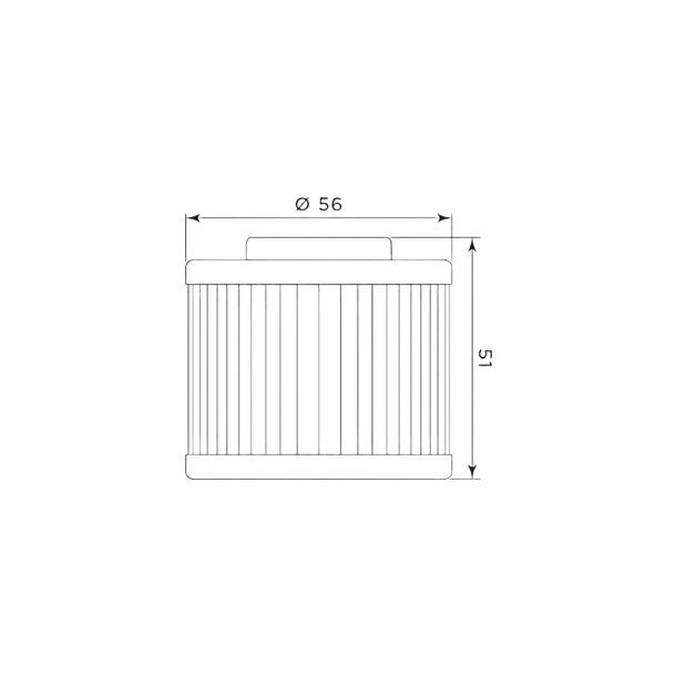 Filtro de aceite MIW, 8000B5425