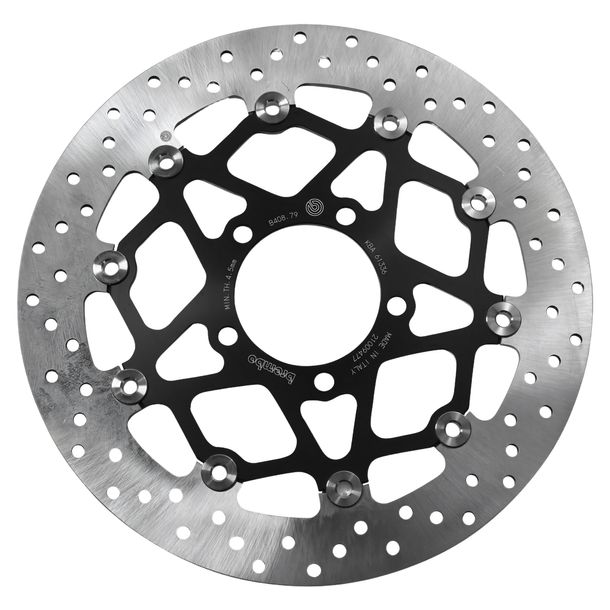 Bremsscheibe Brembo Oro 78B40879 schwimmend
