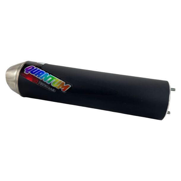 Silenziatore finale Tecnigas Quantum Alluminio Nero