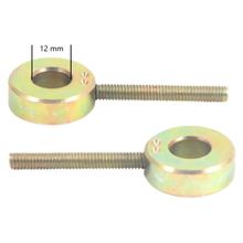 Kettenspanner Set Supertec, links und rechts, 12mm für Aprilia RX / SX, Derbi Senda, Gilera RCR / SMT 50