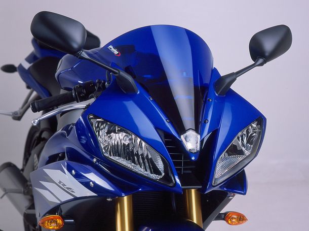 Windschild Puig Standardscheibe mit ABE für Yamaha YZF-R6 Bj. 2006 - 2007