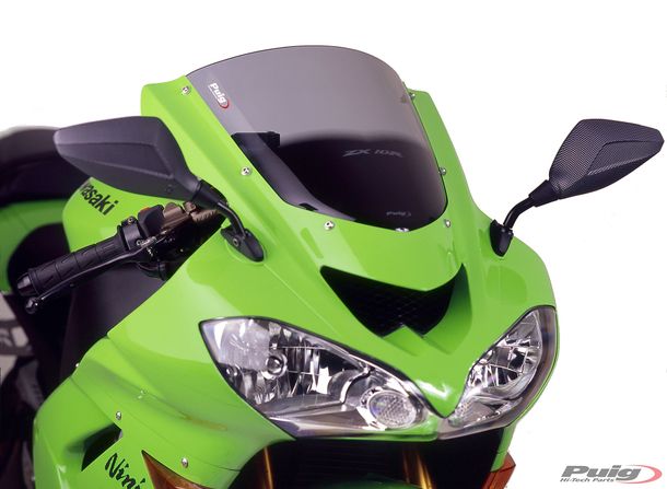 Windschild Puig Racing-Scheibe mit ABE für Kawasaki ZX-10R (Bj. 2004 - 2005)