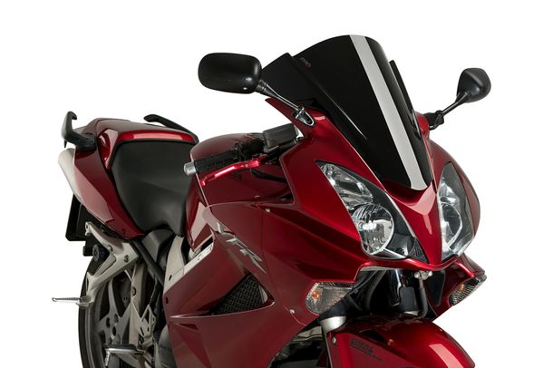 Windschild Puig Racing-Scheibe mit ABE für Honda VFR800 Bj. 2002 - 2012