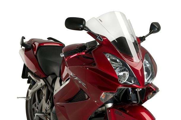 Windschild Puig Racing-Scheibe mit ABE für Honda VFR800 Bj. 2002 - 2012