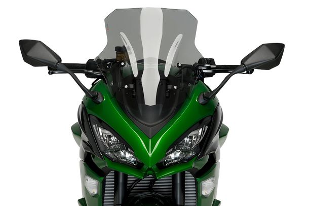 Windschild Puig Racing-Scheibe 480 x 420 mm mit ABE für Kawasaki Z1000SX, Z1000SX Tourer, Ninja 1000 SX, Ninja 1100 SX Bj. 2011 - 2026