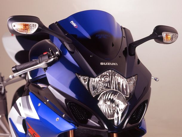 Windschild Puig Racing-Scheibe mit ABE für Suzuki GSX-R1000 Bj. 2005 - 2006