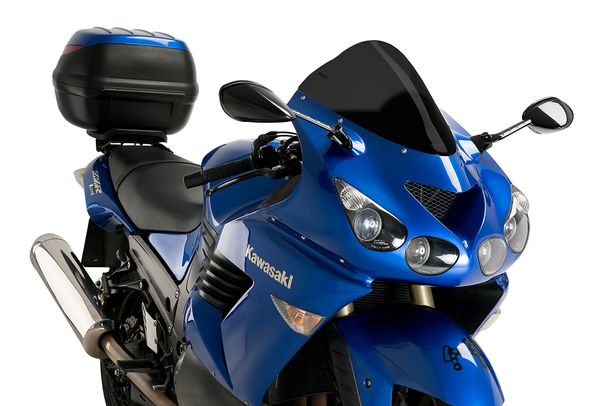 Windschild Puig Racing-Scheibe mit ABE für Kawasaki ZZR1400 Bj. 2006 - 2020