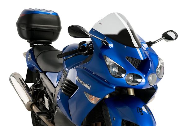 Windschild Puig Racing-Scheibe mit ABE für Kawasaki ZZR1400 Bj. 2006 - 2020