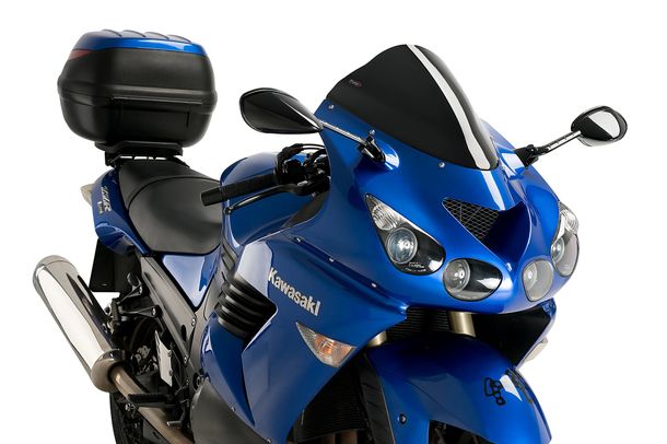 Windschild Puig Racing-Scheibe mit ABE für Kawasaki ZZR1400 Bj. 2006 - 2020