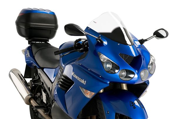 Windschild Puig Racing-Scheibe mit ABE für Kawasaki ZZR1400 Bj. 2006 - 2020