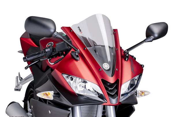 Windschild Puig Racing-Scheibe mit ABE für Yamaha YZF-R125 Bj. 2008 - 2018