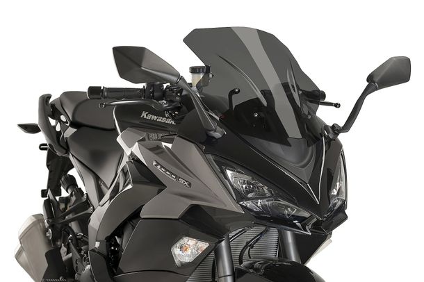 Windschild Puig Racing-Scheibe mit ABE für Kawasaki Z1000SX, Z1000SX TOURER (Bj. 2011 - 2019)