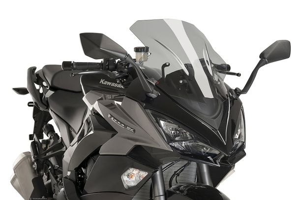 Windschild Puig Racing-Scheibe mit ABE für Kawasaki Z1000SX, Z1000SX Tourer Bj. 2011 - 2019